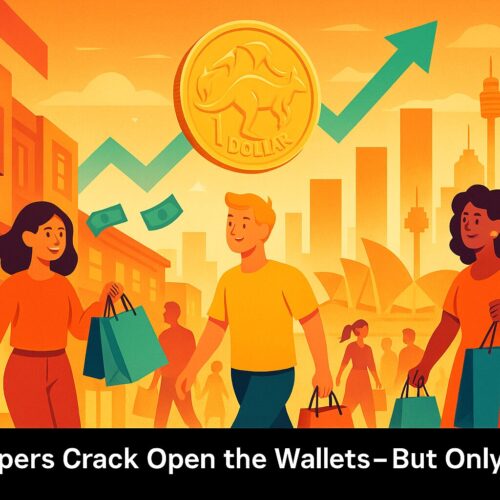 Oz Shoppers Crack Open the Wallets—But Only a Lil’ Bit